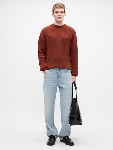 Calvin Klein Jeans Wide Leg Jeans in Blau