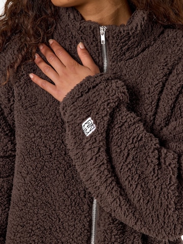 Noisy may Fleece jacket 'NMLUCA' in Brown