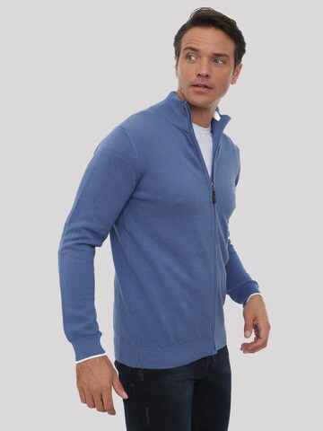 Sir Raymond Tailor Knit Cardigan 'Mass' in Blue