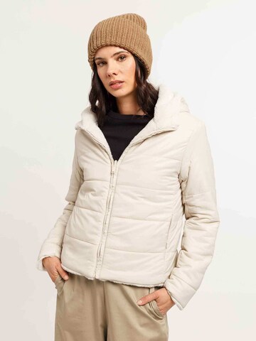 LOEVENICH Beanie in Beige: front