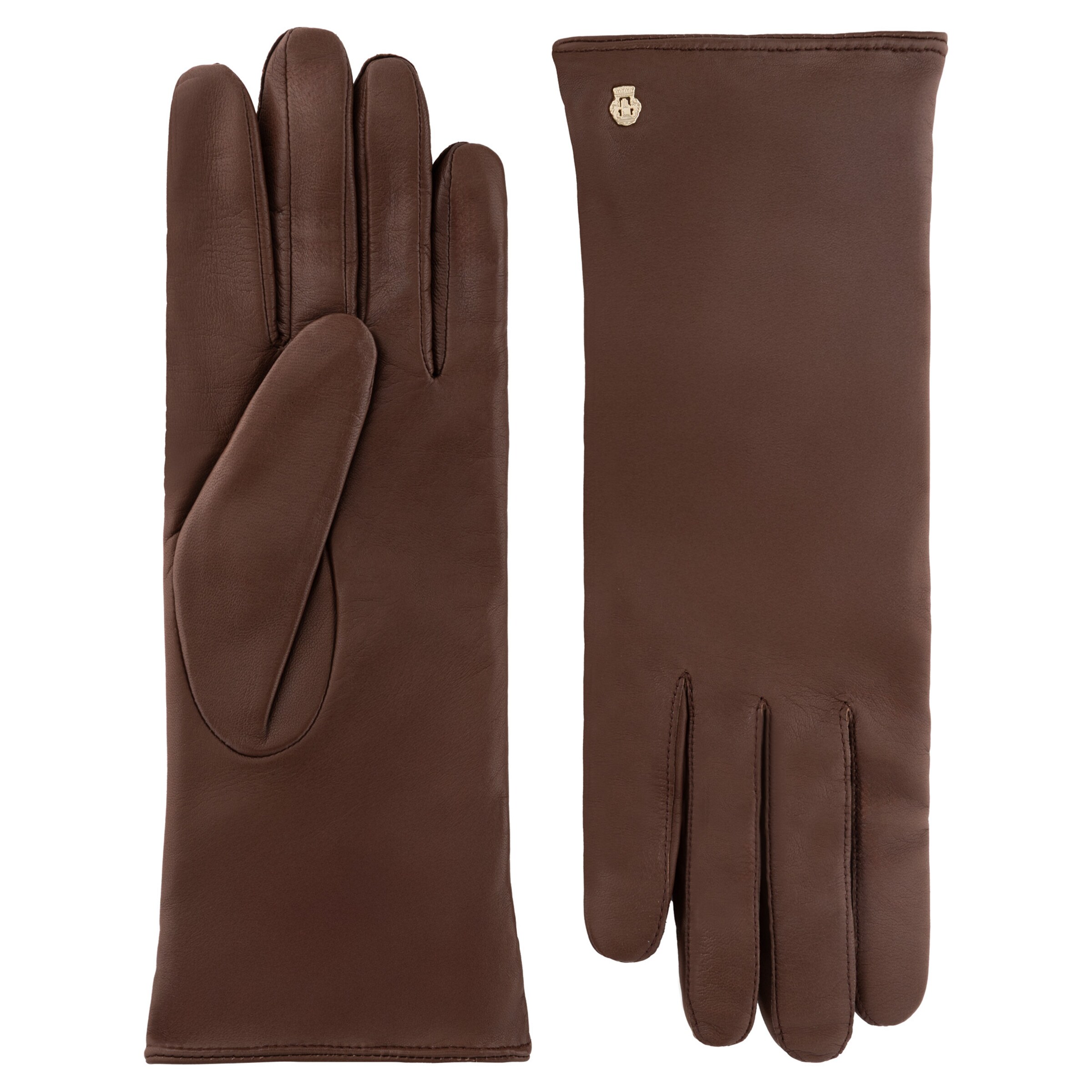 Mezzoguanti 'PRAG' di Roeckl in marrone: frontale