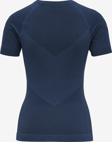 Hummel Sportshirt 'First Seamless' in Blau