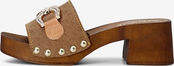 CAFè NOIR Sandalen in Braun: Vorderseite