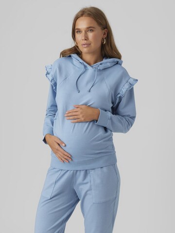 MAMALICIOUS Sweatshirt in Blauw