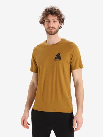 ICEBREAKER Performance Shirt in Brown: front