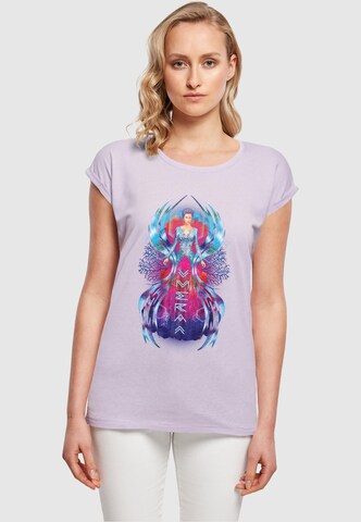 T-shirt 'Aquaman - Mera Dress' ABSOLUTE CULT en violet : devant