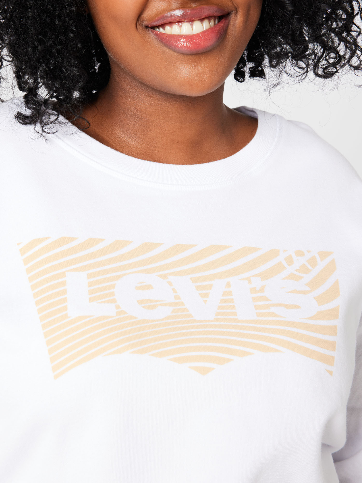 Levis® Plus Sweatshirt in Weiß 