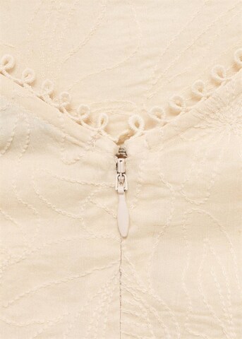 MANGO Summer Dress 'Bert' in Beige