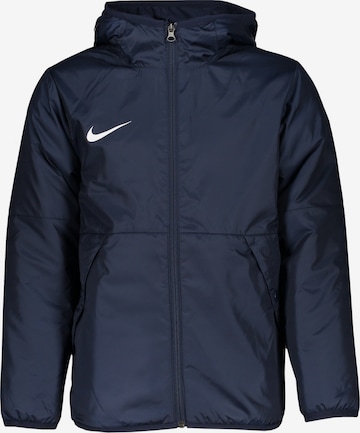 NIKE Athletic Jacket in Blue: front