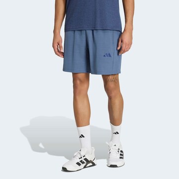 ADIDAS PERFORMANCE Regular Pants in Blue: front