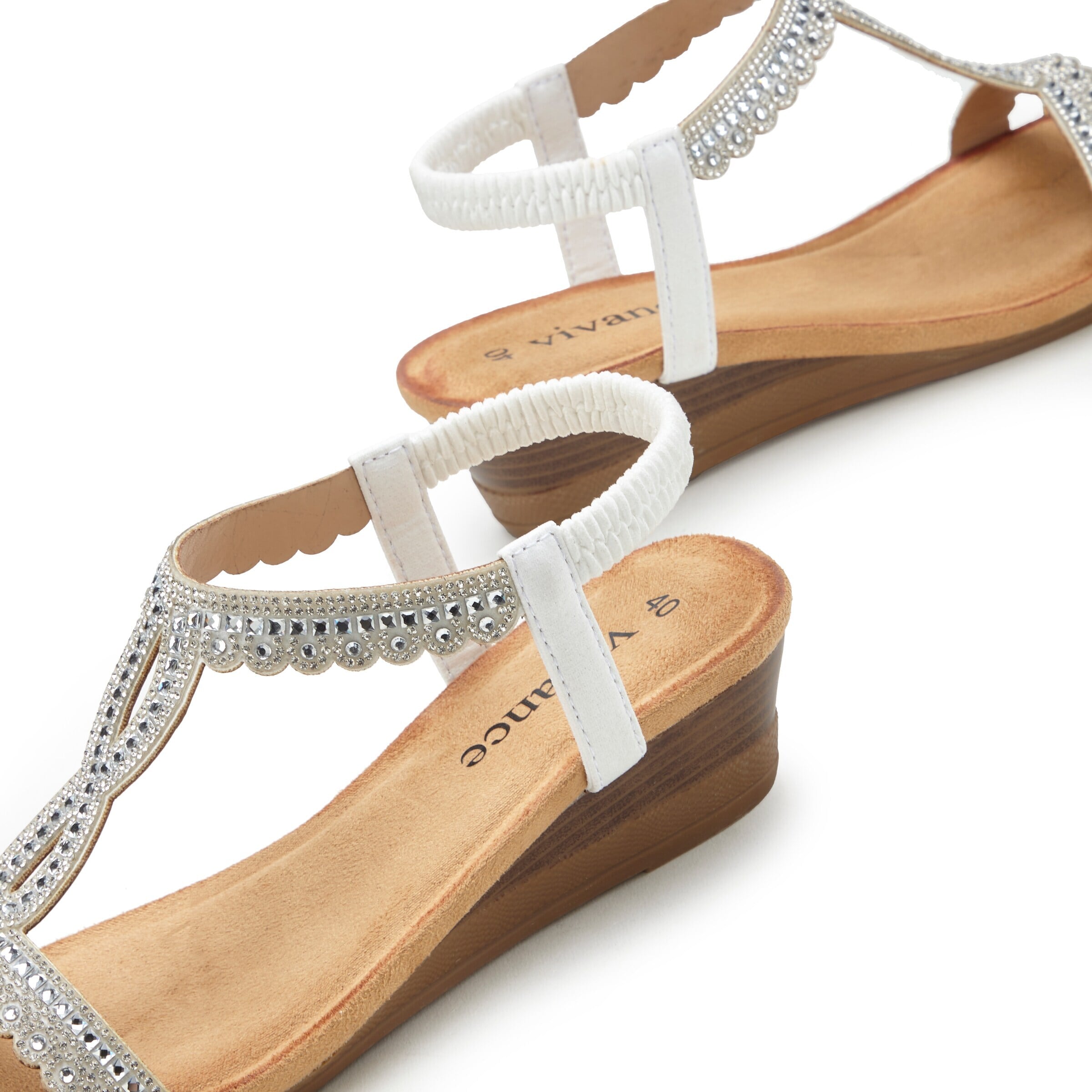 VIVANCE Sandals in White