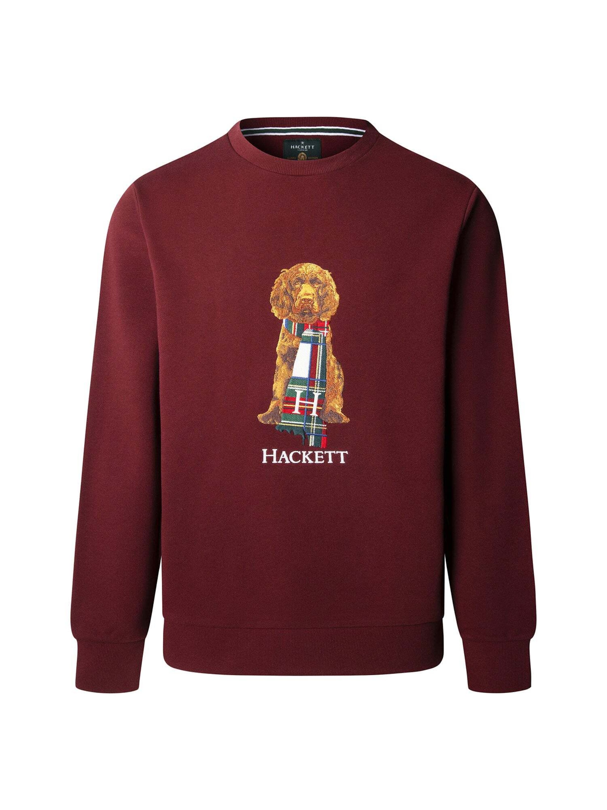 Pull-over 'Heritage Happy' Hackett London en rouge : devant