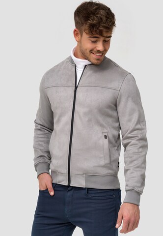 INDICODE JEANS Between-Season Jacket 'Ibon' in Grey