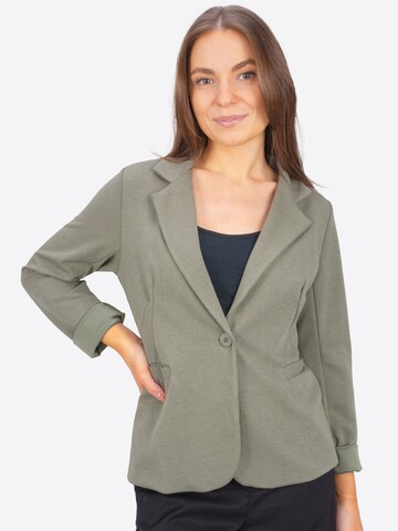 Seasons of April Blazer 'Ruby' in Green: front