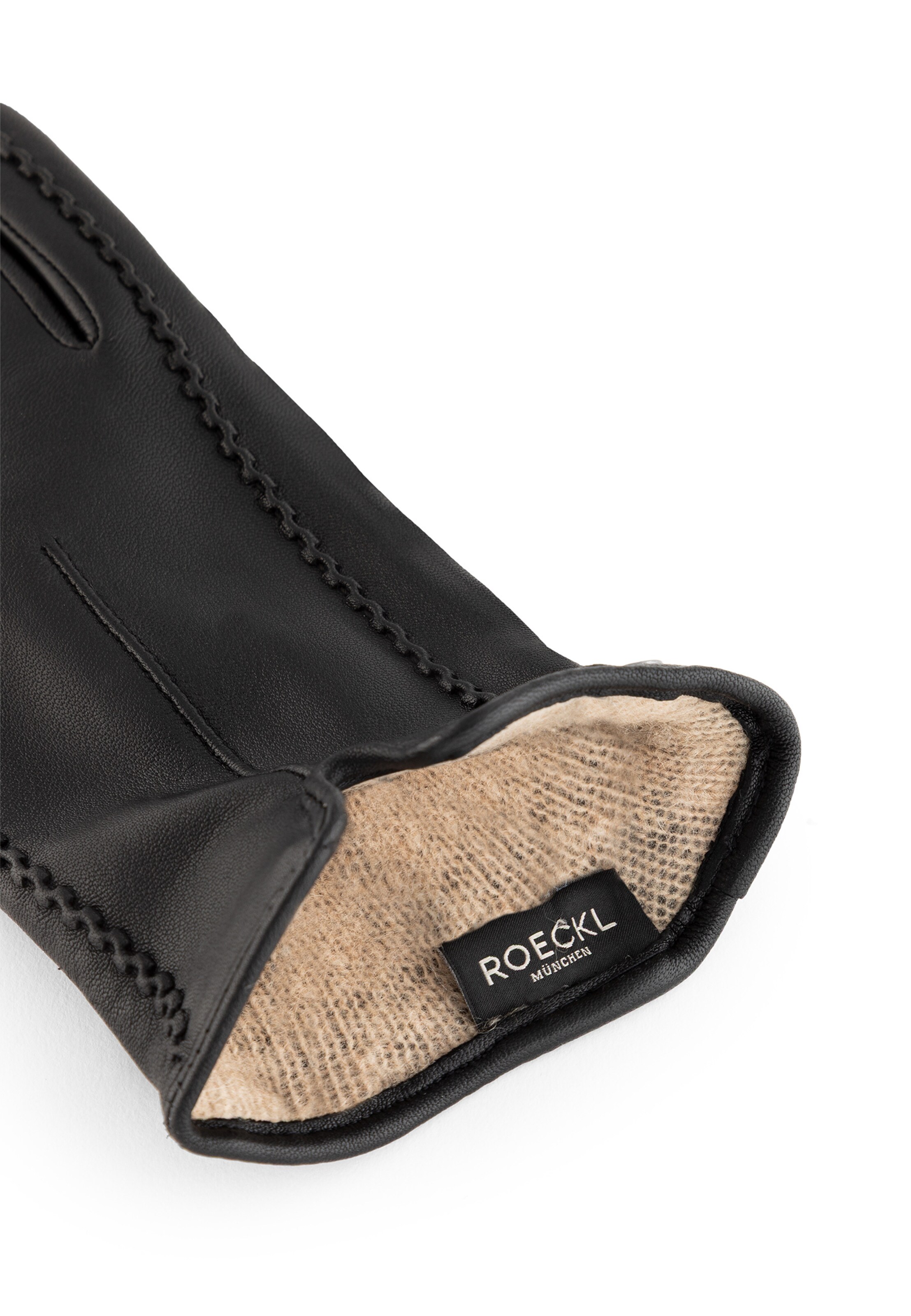 Mezzoguanti 'Quinto' di Roeckl in nero