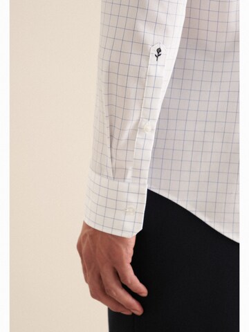 SEIDENSTICKER Slim Fit Hemd in Blau