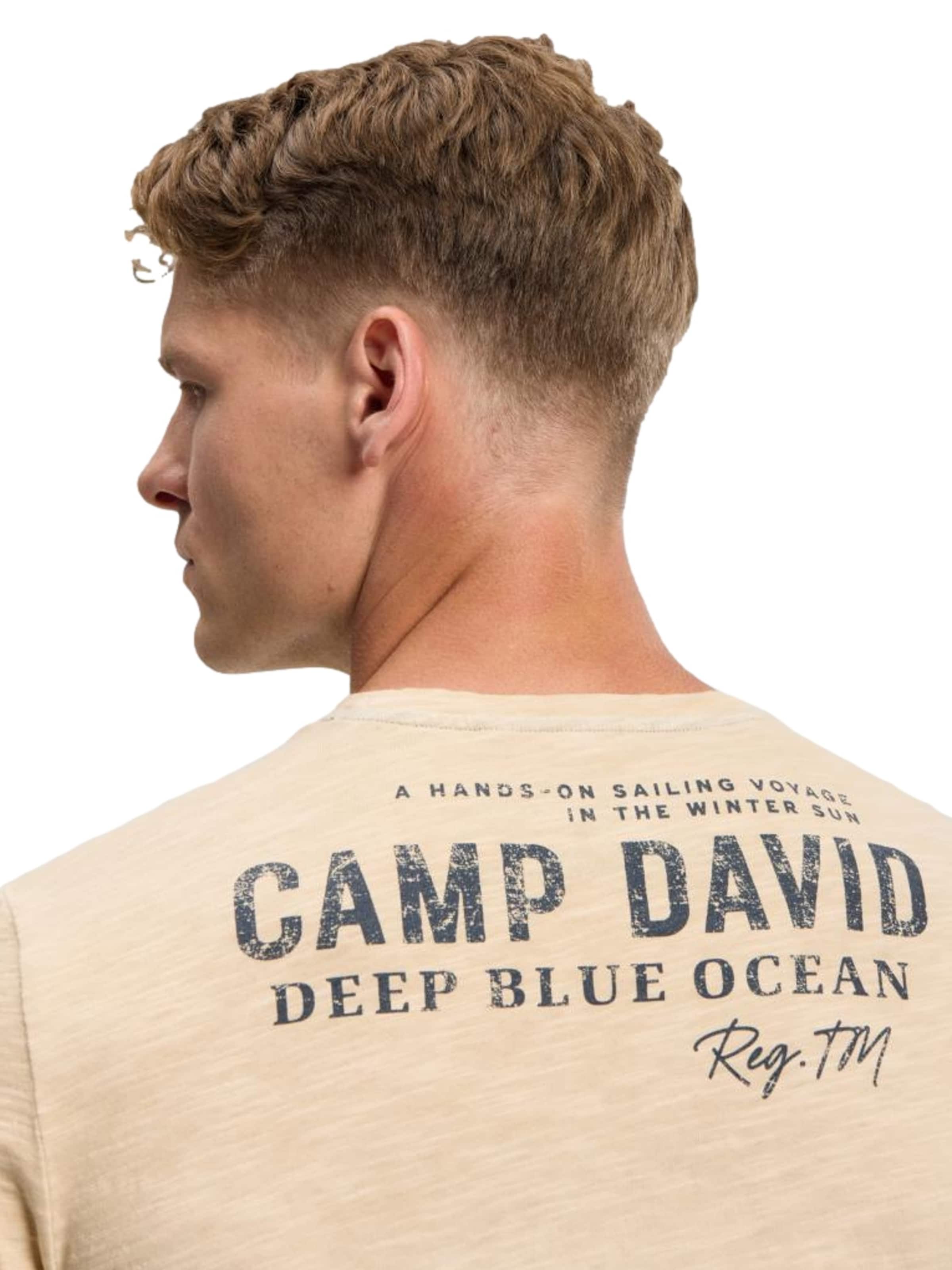 CAMP DAVID Футболка в Бежевый