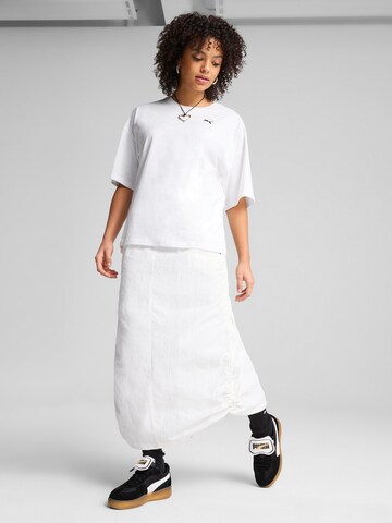 Maglietta 'Wardrobe Ess' di PUMA in bianco