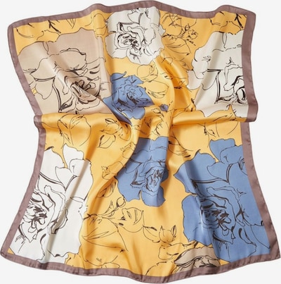 alberto cabale Scarf 'Bigflower Cléo' in 70x70 in Light yellow, Item view