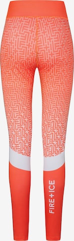 Bogner Fire + Ice Skinny Sporthose 'Christin' in Orange