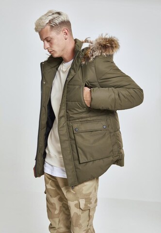 Veste d’hiver Urban Classics en vert