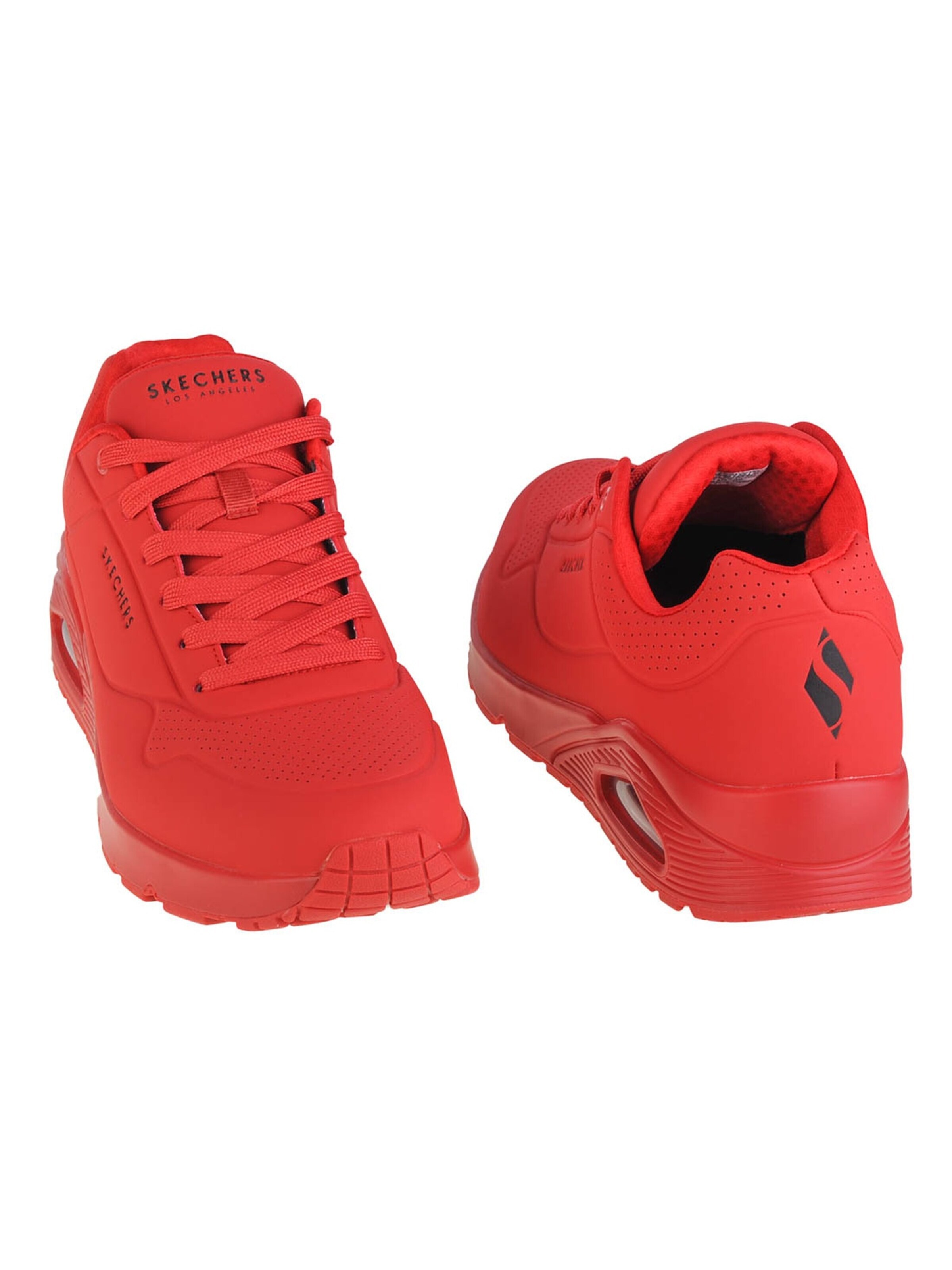 SKECHERS Sneakers laag 'Skechers Uno-Stand On Air' in Rood
