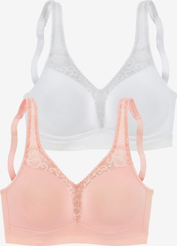 Bustier Soutien-gorge PETITE FLEUR en rose : devant