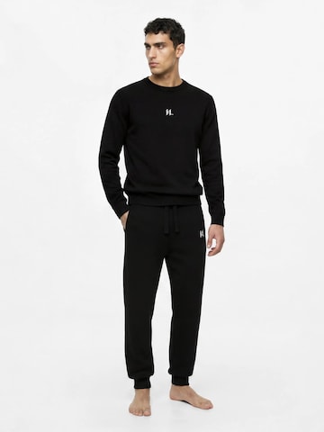 Karl Lagerfeld Дънки Tapered Leg Панталон в черно