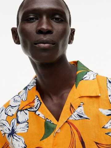 TOMMY HILFIGER Regular Fit Hemd in Orange