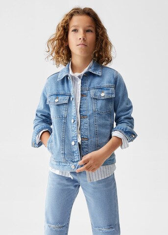 MANGO KIDS Tussenjas 'john' in Blauw: voorkant