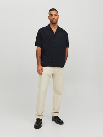 JACK & JONES Comfort fit Srajca 'Jeff' | črna barva