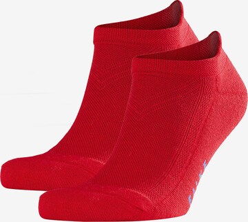 Chaussettes FALKE en rouge : devant