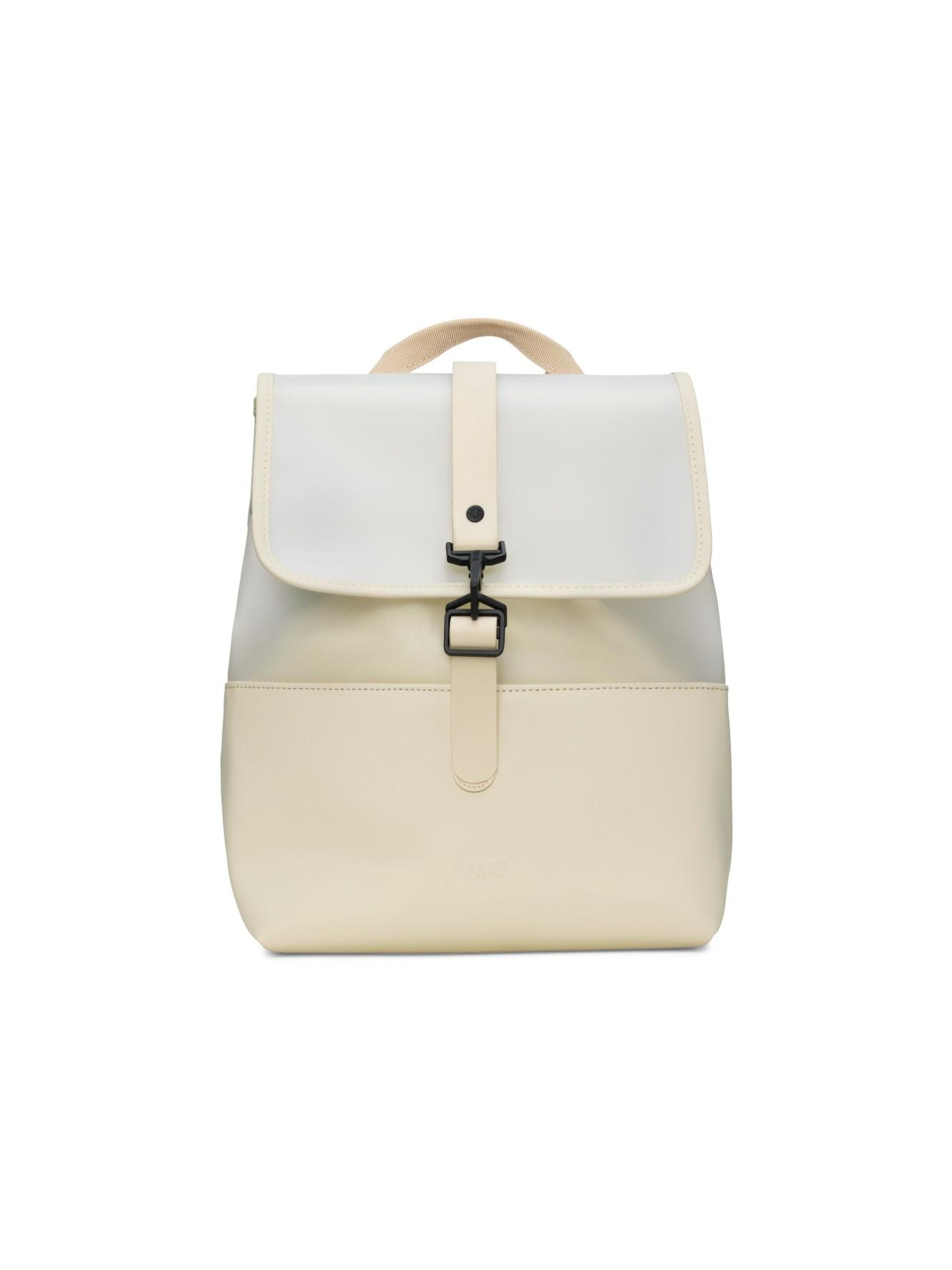RAINS Backpack in Beige: front