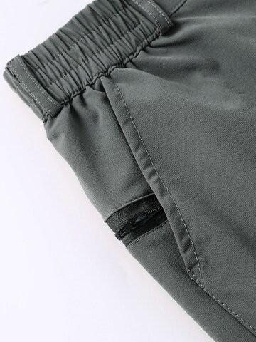 ALLTHEMEN Regular Traditional Pants 'Luftzug' in Grey