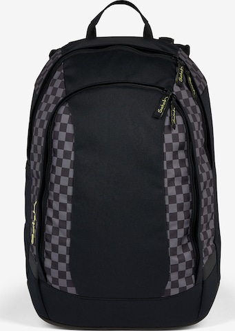 Satch Backpack in Black: front
