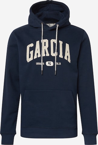 GARCIA Sweatshirt in Blauw: voorkant