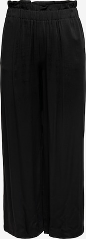 ONLY Wide leg Pants 'Caly' in Black: front