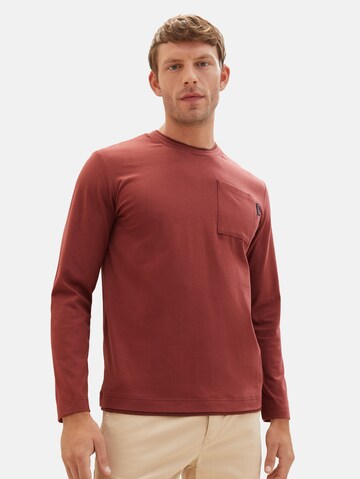 TOM TAILOR قميص بلون أحمر: الأمام