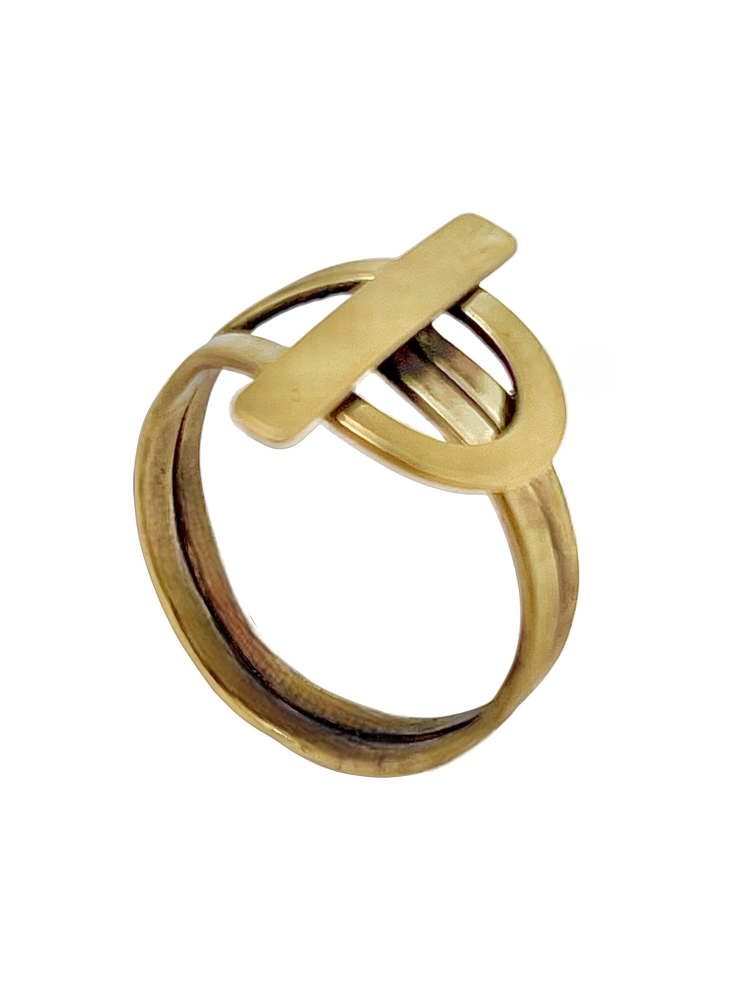 Anello 'Anillo Cierre en latón chapado dorado_' in 54 Gloria Mago di colore oro, Visualizzazione prodotti