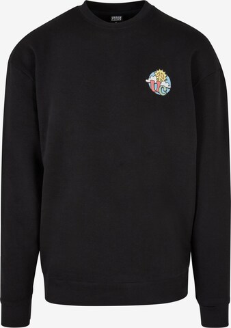 Urban Classics Sweatshirt in Black: front