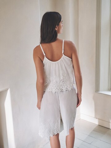 Next Kort pyjamas 'Jort' i vit