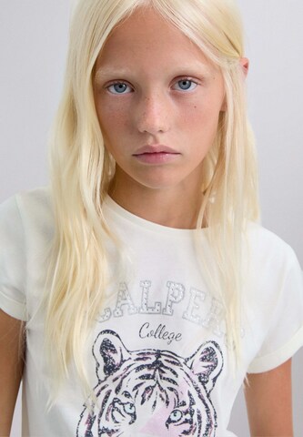 Tricou 'Sctigertee' de la Scalpers pe alb