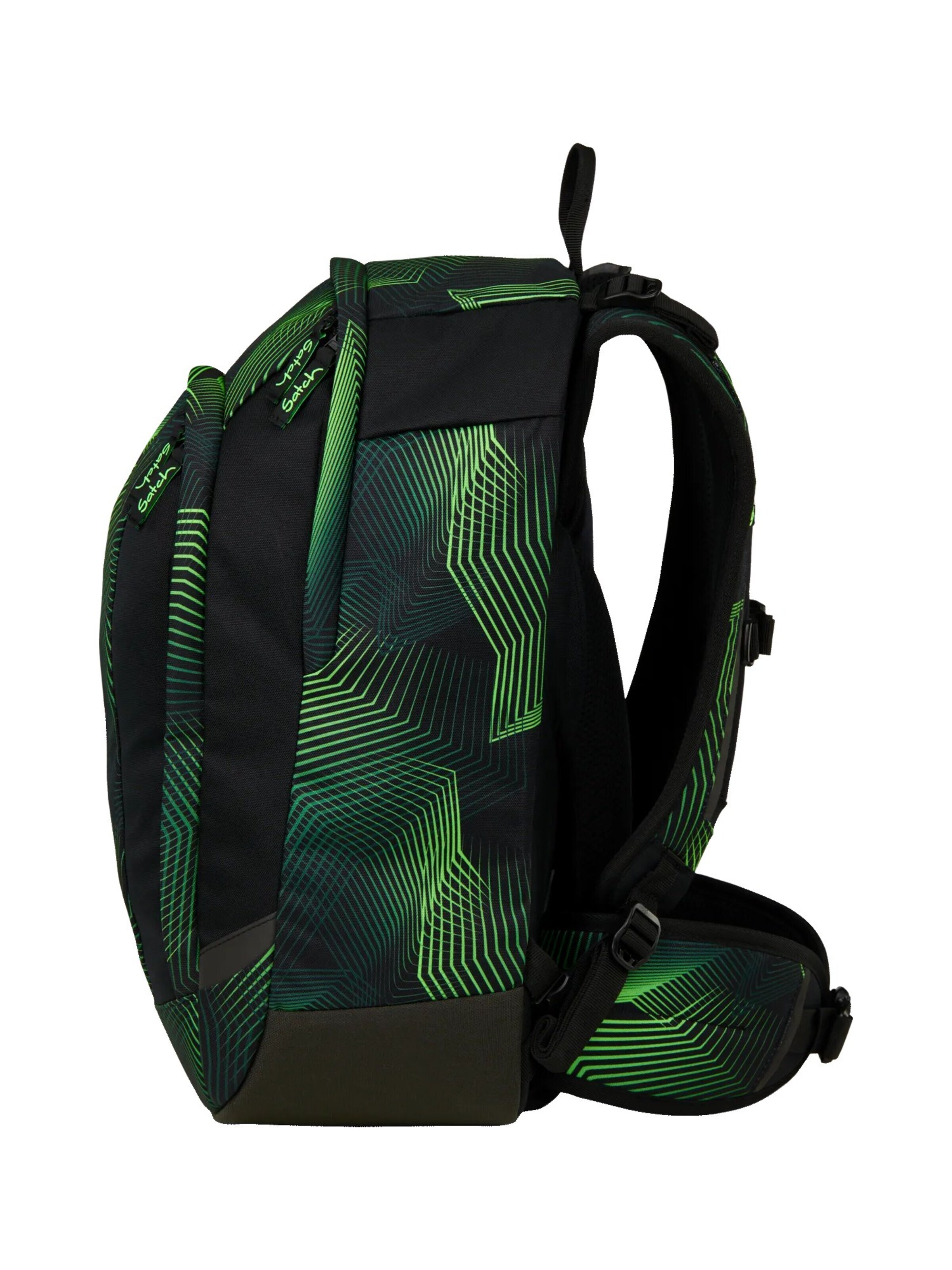Satch Backpack 'Schulrucksack air' in Green