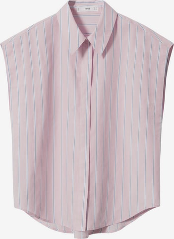 MANGO Bluse 'MATRIS' in Pink: predná strana