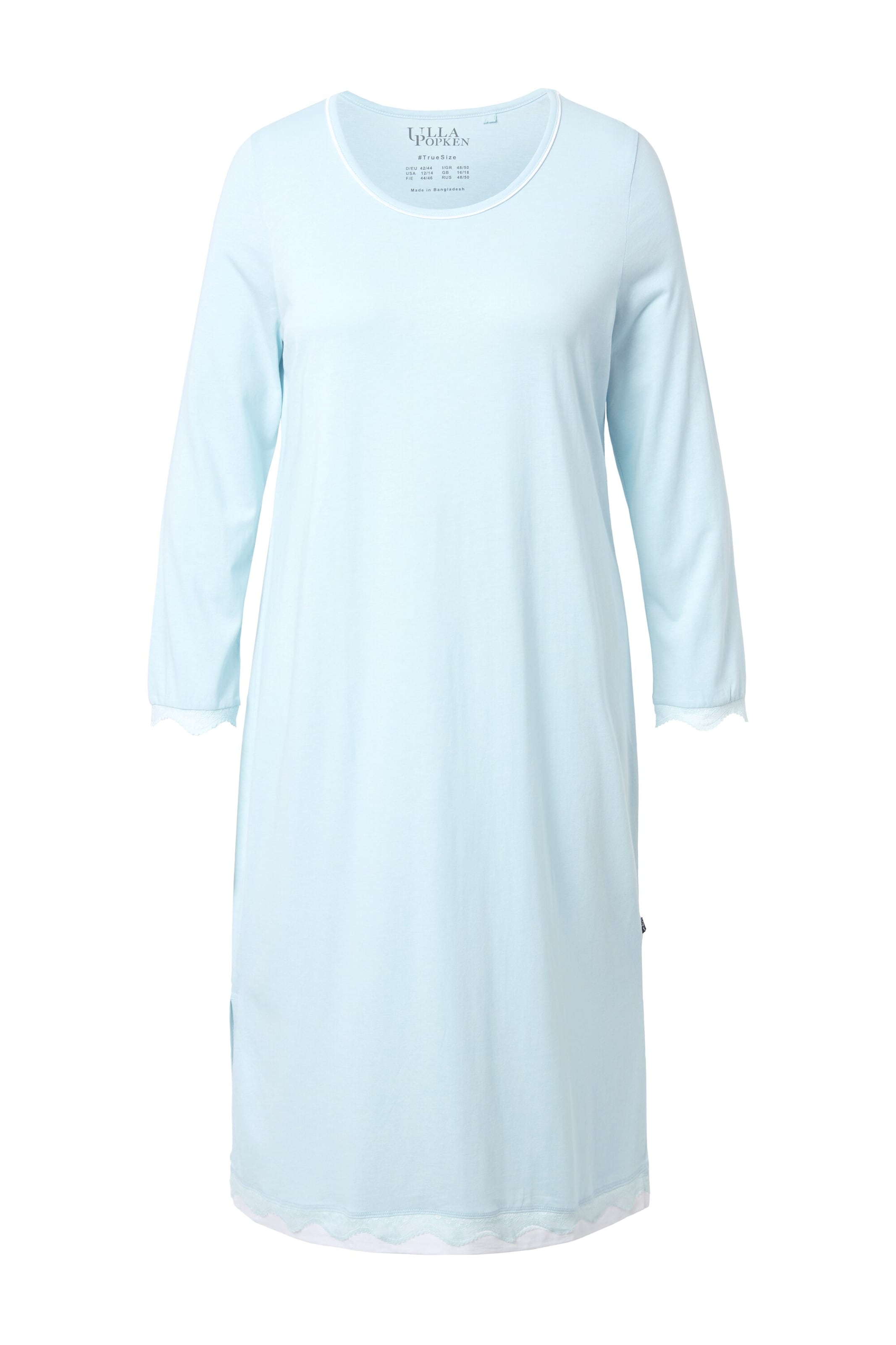 Ulla Popken Nachthemd in Blau: Vorderseite
