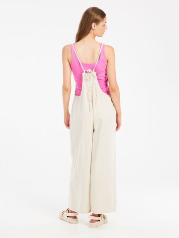 PROTEST Jumpsuit 'PRTDevin'‌‌‌‌‌‌‌‌‌‌ in Weiß