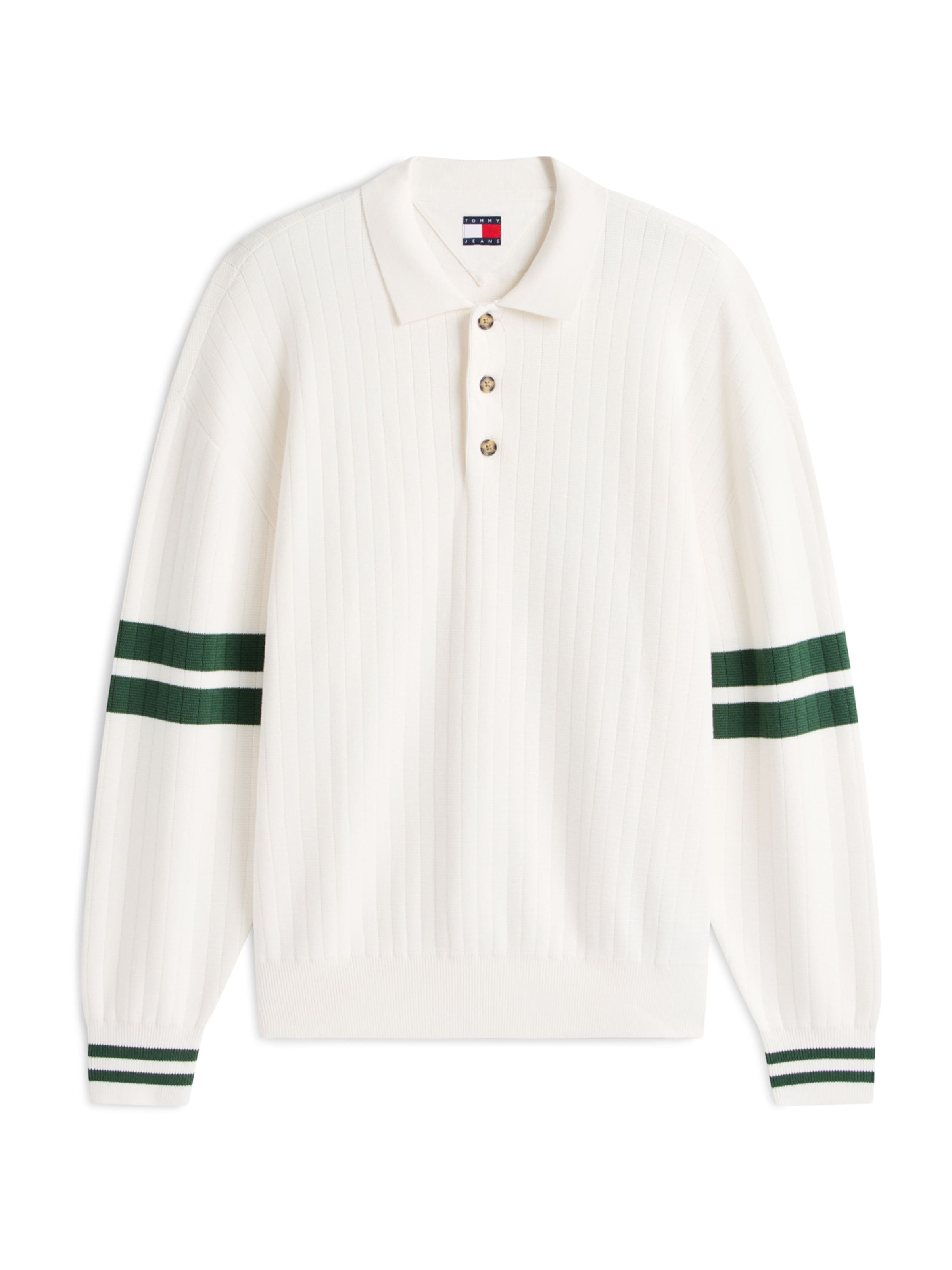 Pull-over '90s' Tommy Jeans en blanc : devant