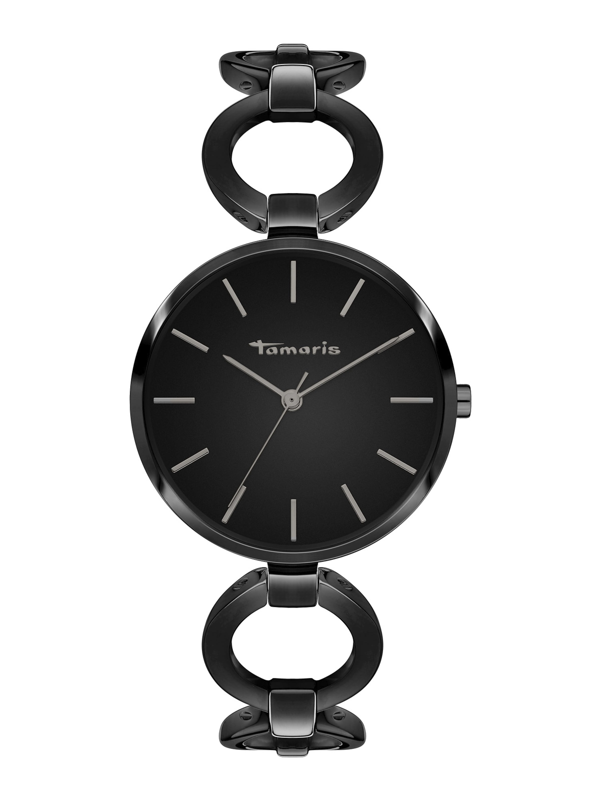 Montre à affichage analogique 'The Black Glamorous' Tamaris en noir : devant