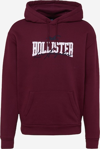 HOLLISTER Bluzka sportowa w kolorze czerwony: przód