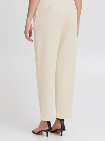 ICHI - regular Pantalón ' IHKATE CORDUROY' en blanco